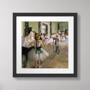 Edgar Degas - The Dance Class Framed Art