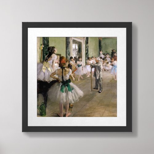 Edgar Degas _ The Dance Class Framed Art