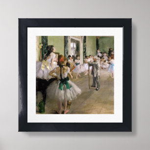 Edgar Degas - The Dance Class Framed Art