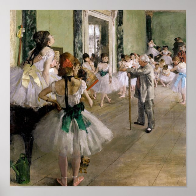 Edgar Degas - The Dance Class Framed Art (Front)