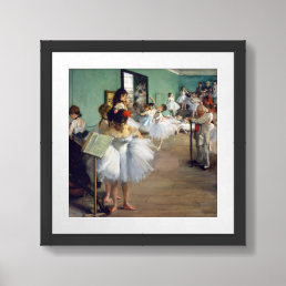 Edgar Degas - The Dance Class Framed Art