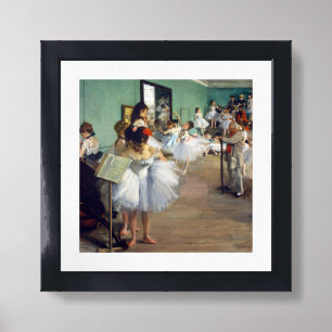 Edgar Degas - The Dance Class Framed Art