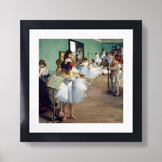 Edgar Degas - The Dance Class Framed Art