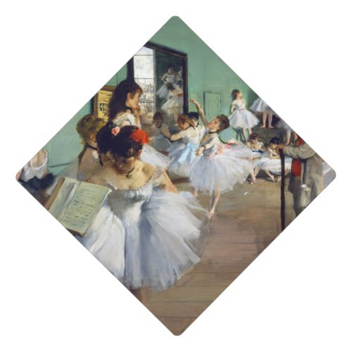 Edgar Degas _ The Dance Class Graduation Cap Topper