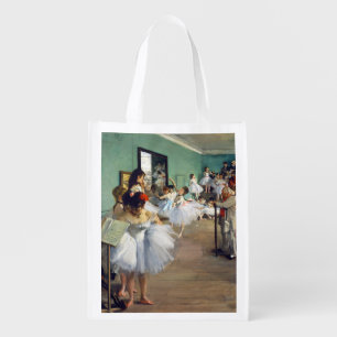 Edgar Degas - The Dance Class Grocery Bag