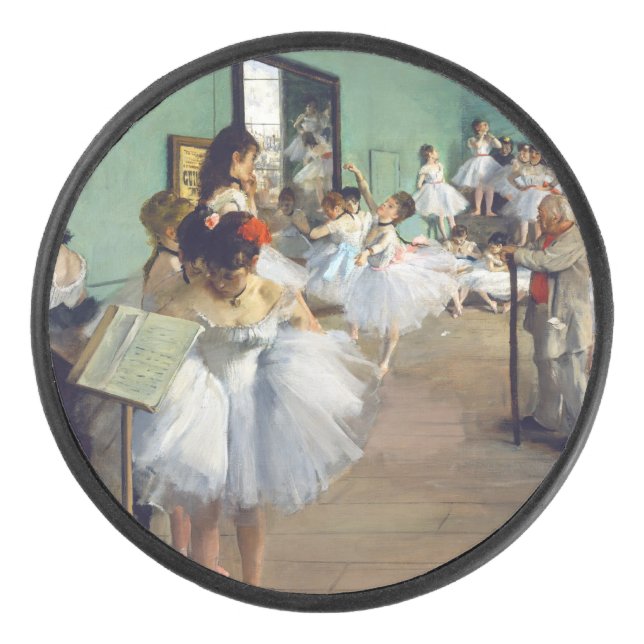 Edgar Degas - The Dance Class Hockey Puck (Front)