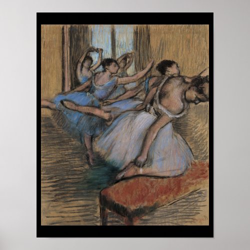 Edgar Degas  The Dance Class II Poster