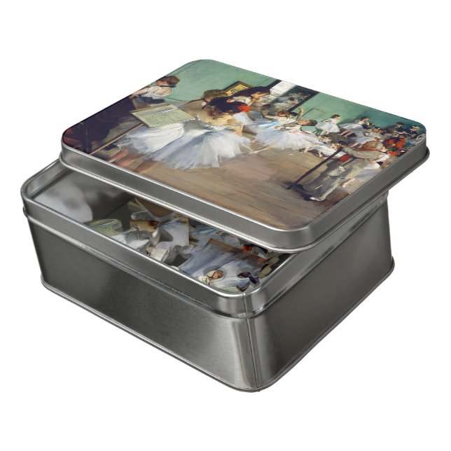 Edgar Degas - The Dance Class Jigsaw Puzzle (Lid Open)