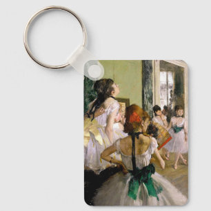 Edgar Degas The Dance Class Keychain