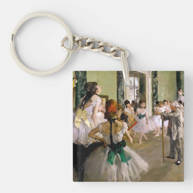 Edgar Degas The Dance Class Keychain (Front)