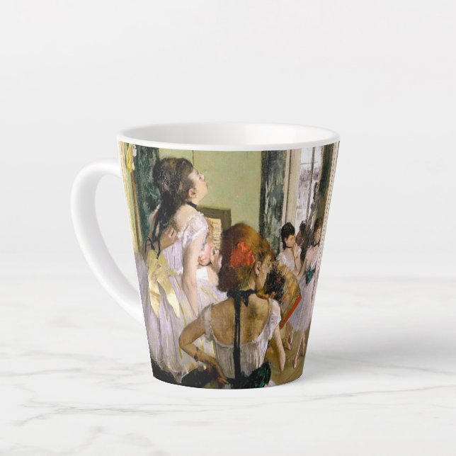 Edgar Degas The Dance Class Latte Mug (Left Angle)