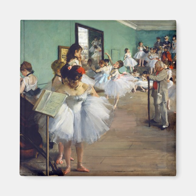 Edgar Degas - The Dance Class Magnet (Front)