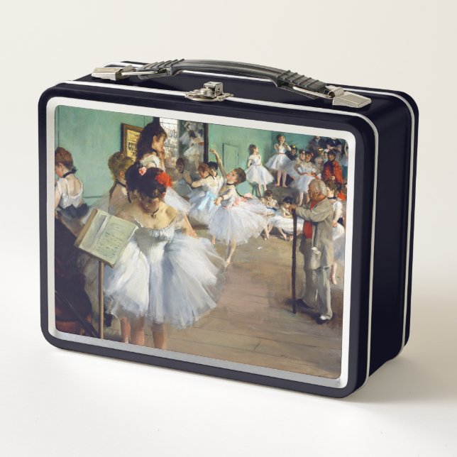 Edgar Degas - The Dance Class Metal Lunch Box (Front)