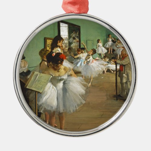 Edgar Degas The Dance Class Metal Ornament