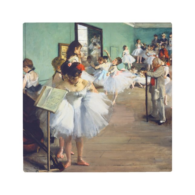 Edgar Degas - The Dance Class Metal Print (Front)