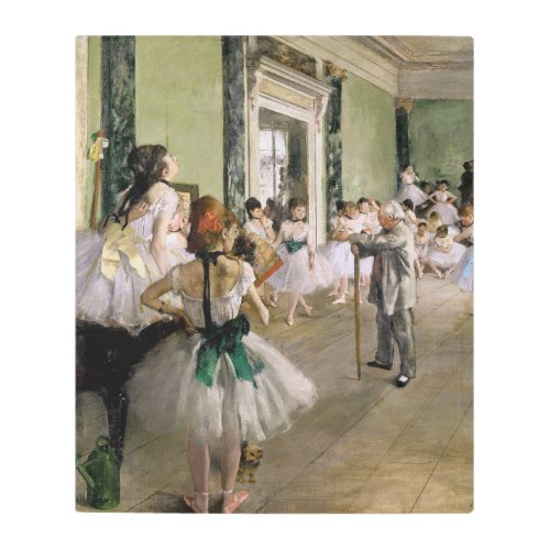 Edgar Degas _ The Dance Class Metal Print