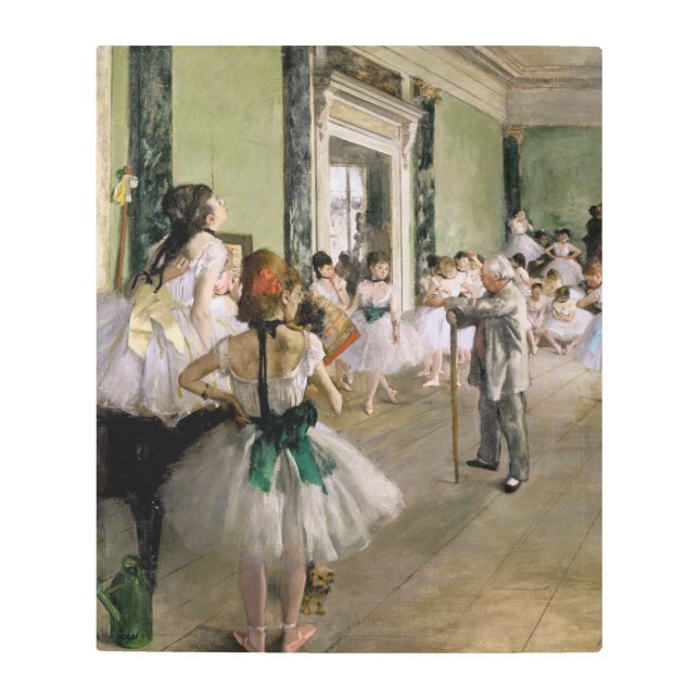 Edgar Degas - The Dance Class Metal Print (Front)