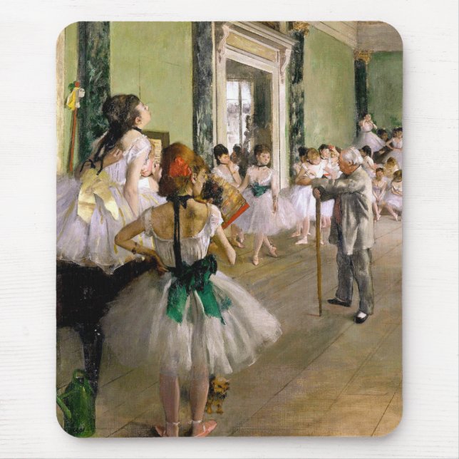 Edgar Degas The Dance Class Mouse Pad (Front)