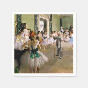 Edgar Degas The Dance Class Napkins