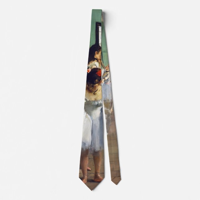 Edgar Degas - The Dance Class Neck Tie (Front)