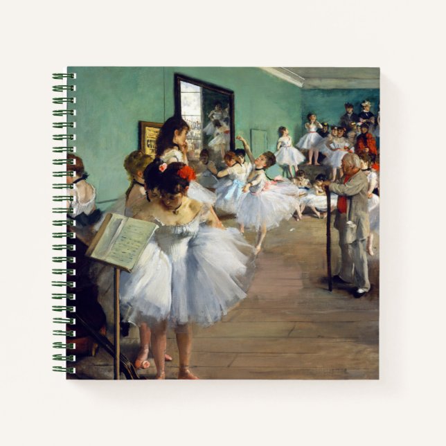 Edgar Degas - The Dance Class Notebook (Front)