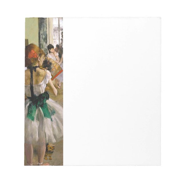 Edgar Degas The Dance Class Notepad (Front)