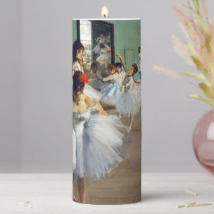 Edgar Degas - The Dance Class Pillar Candle