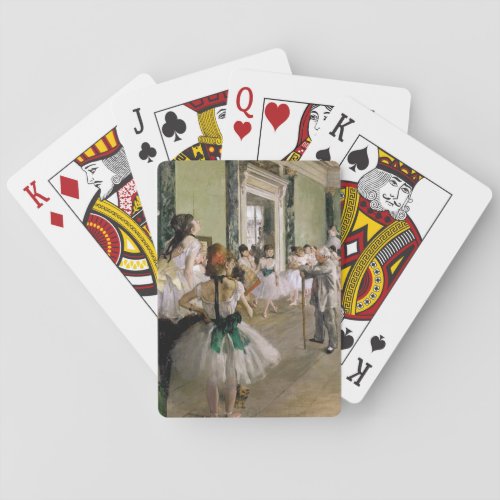 Edgar Degas _ The Dance Class Playing Cards