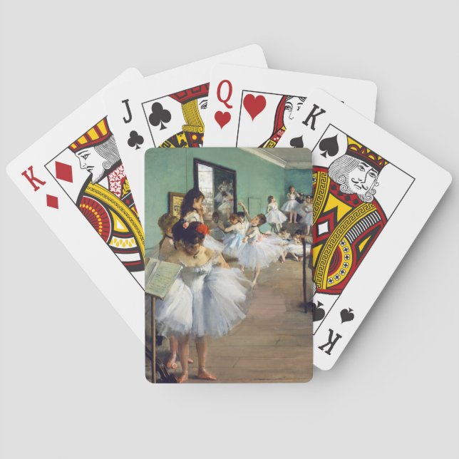 Edgar Degas - The Dance Class Poker Cards (Back)