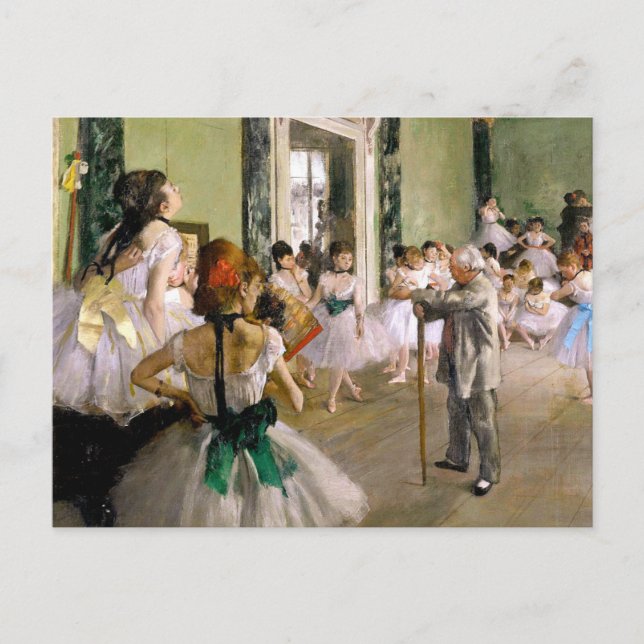 Edgar Degas The Dance Class Postcard (Front)