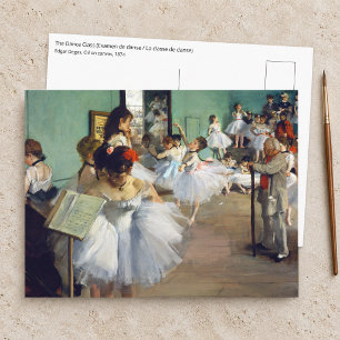 Edgar Degas - The Dance Class Postcard