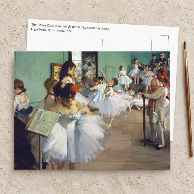 Edgar Degas - The Dance Class Postcard (Creator Uploaded)