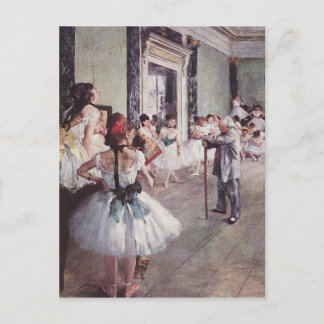 Edgar Degas The Dance Class  Postcard