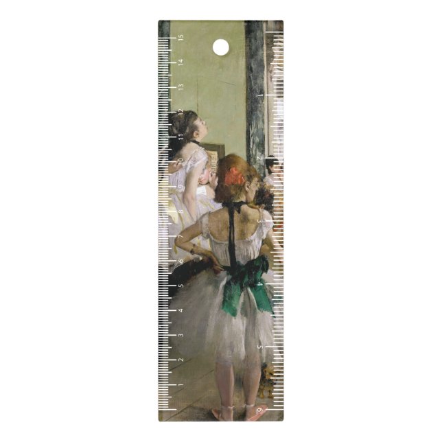 Edgar Degas - The Dance Class Ruler (Vertical)