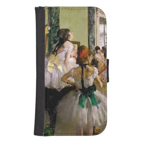 Edgar Degas The Dance Class Galaxy S4 Wallet Case