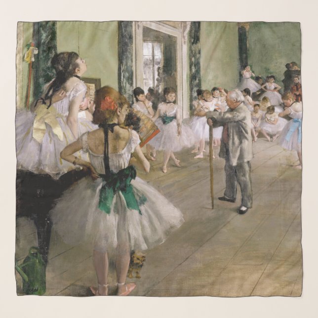 Edgar Degas - The Dance Class Scarf (Front)