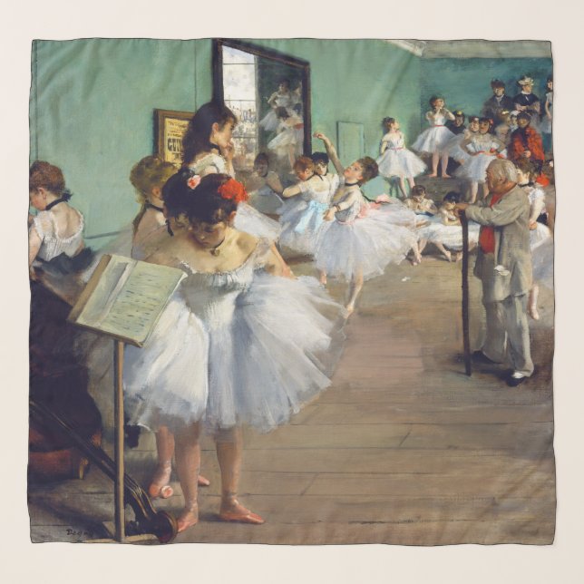 Edgar Degas - The Dance Class Scarf (Front)