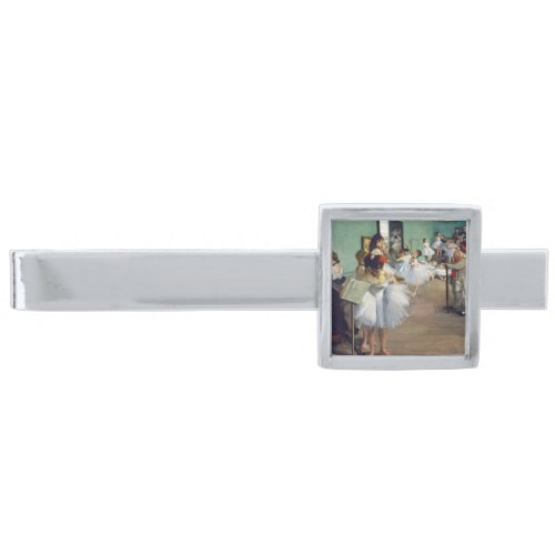 Edgar Degas _ The Dance Class Silver Finish Tie Bar