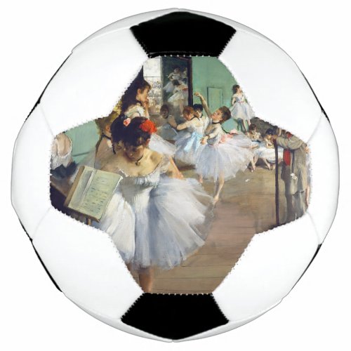 Edgar Degas _ The Dance Class Soccer Ball