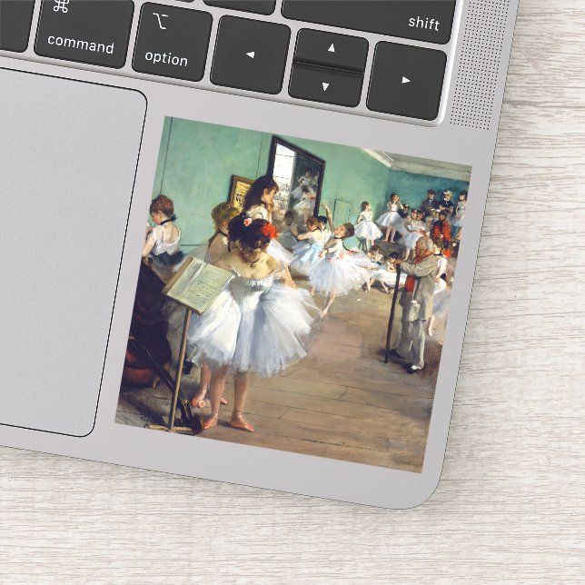 Edgar Degas - The Dance Class Sticker (Detail)