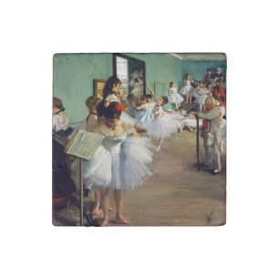 Edgar Degas - The Dance Class Stone Magnet