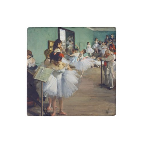 Edgar Degas _ The Dance Class Stone Magnet