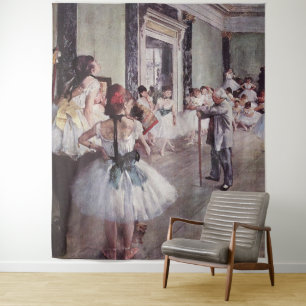 Edgar Degas The Dance Class Tapestry