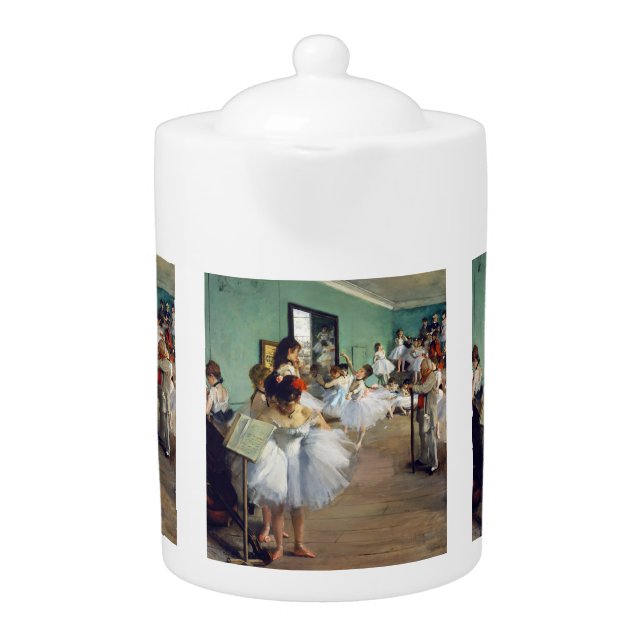 Edgar Degas - The Dance Class Teapot (Front)