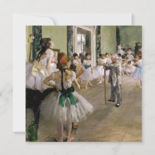 Edgar Degas - The Dance Class Thank You Card