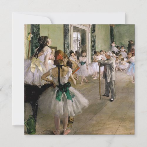 Edgar Degas _ The Dance Class Thank You Card