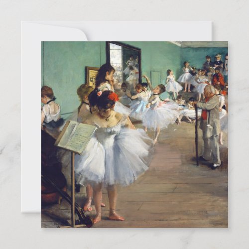 Edgar Degas _ The Dance Class Thank You Card