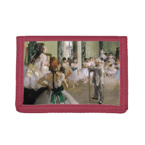 Edgar Degas - The Dance Class Tri-fold Wallet