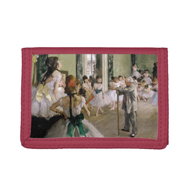 Edgar Degas - The Dance Class Tri-fold Wallet (Front)