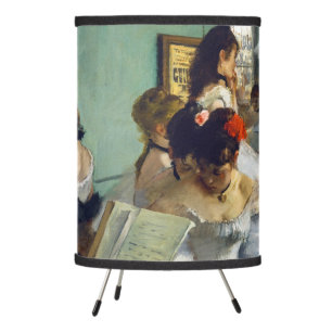 Edgar Degas - The Dance Class Tripod Lamp
